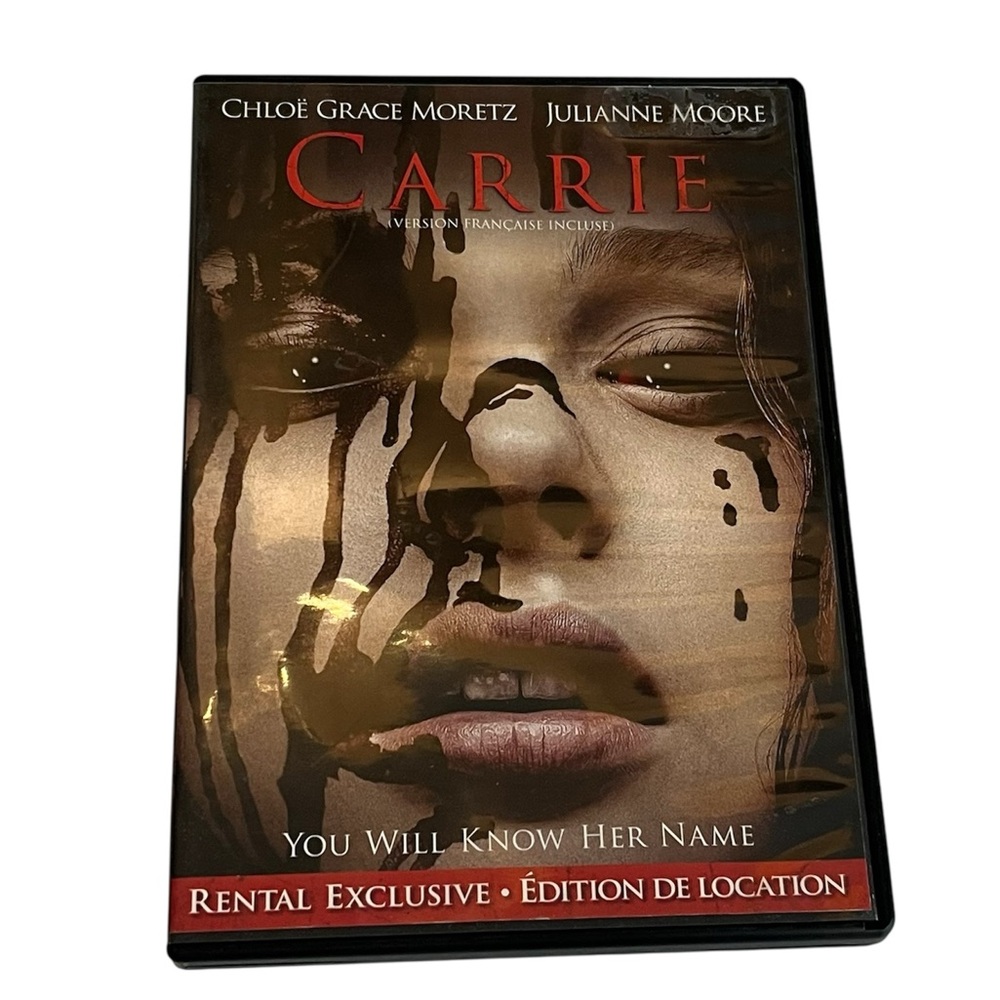 👻4/$20 Carrie 2013 DVD Chloe Grace Moretz Stephen King Horror Movie